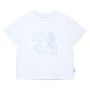 Mitch and son T-shirt Oake white