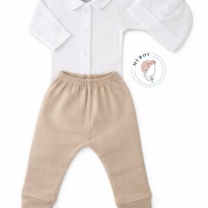 Baby broekje zand bruin