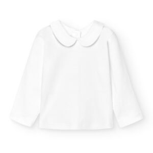 Basic T-shirt met kraagje