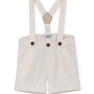 Dr Kid Beige korte broek met bretels