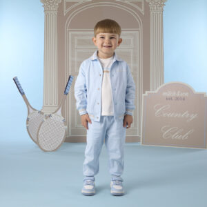 Mitch and son 3 delige set Santiago sky blue