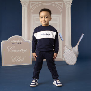 Mitch and son tracksuit navy Sean