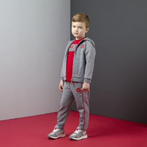 Mitch and son tracksuit Tucker