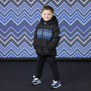 Mitch and son winterjas Wyatt zwart