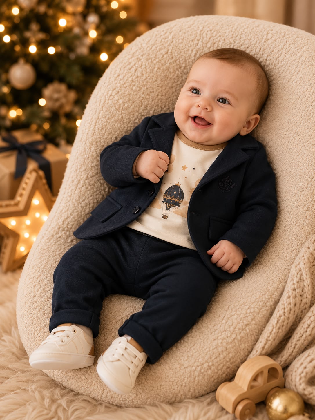 Sofija 3 delige set navy blue
