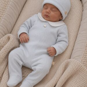 Baby Gi knit boxpakje licht blauw
