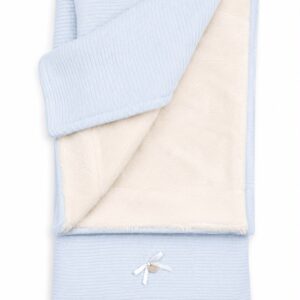 Baby Gi winterdeken knit licht blauw
