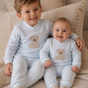 Baby Gi sweet teddy set blauw