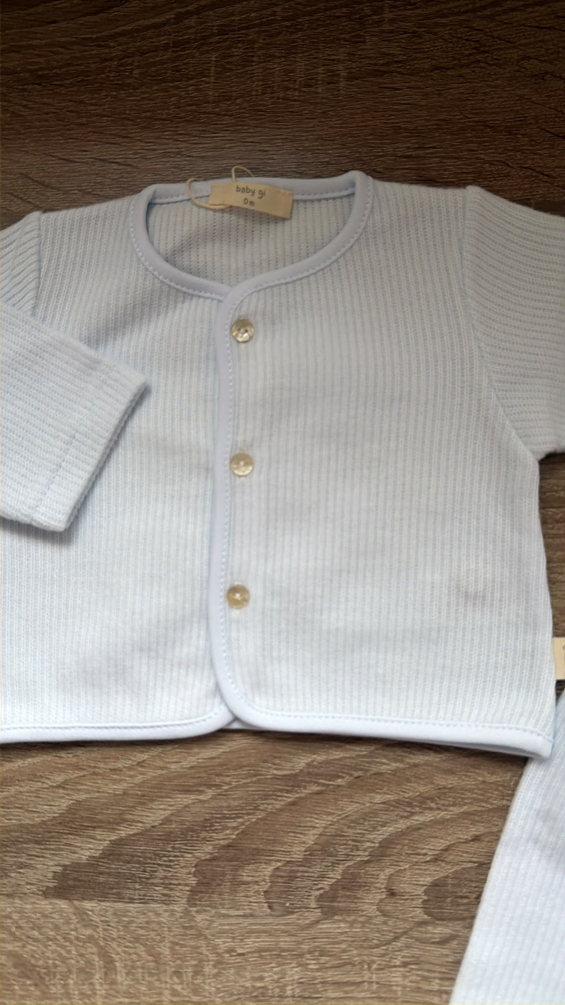 Baby gi knit set licht blauw - Afbeelding 3