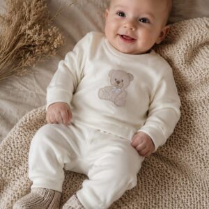 Baby Gi sweet teddy set ivory