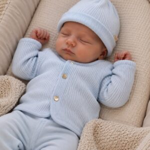 Baby gi knit set licht blauw
