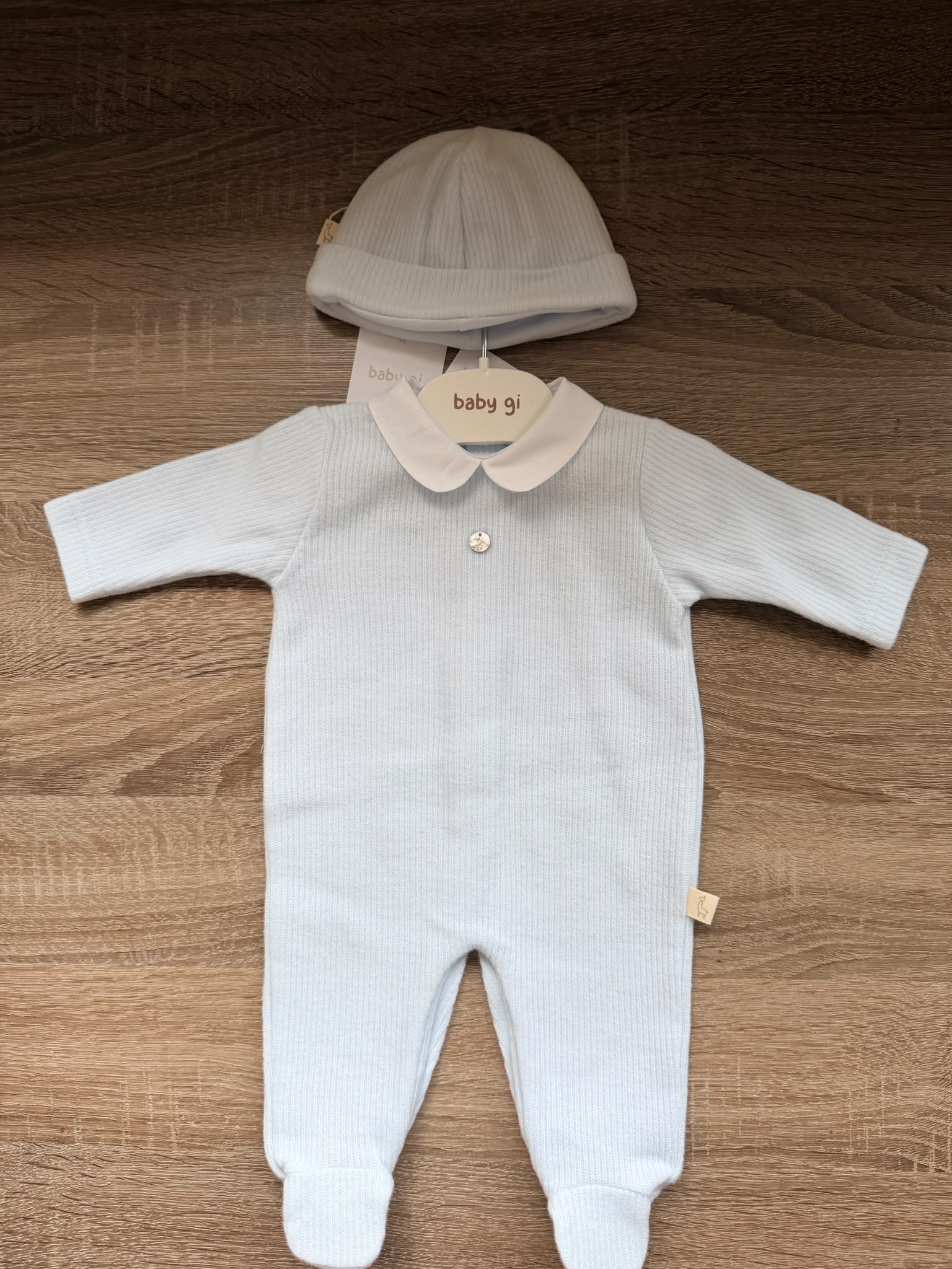 Baby Gi knit boxpakje licht blauw - Afbeelding 2