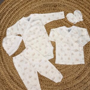 Babidu newborn gift set konijn beige