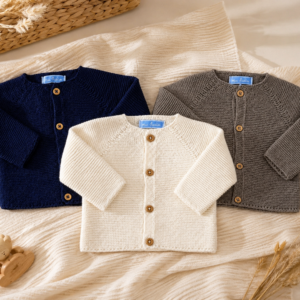 Mac Ilusion gebreid babyvestje