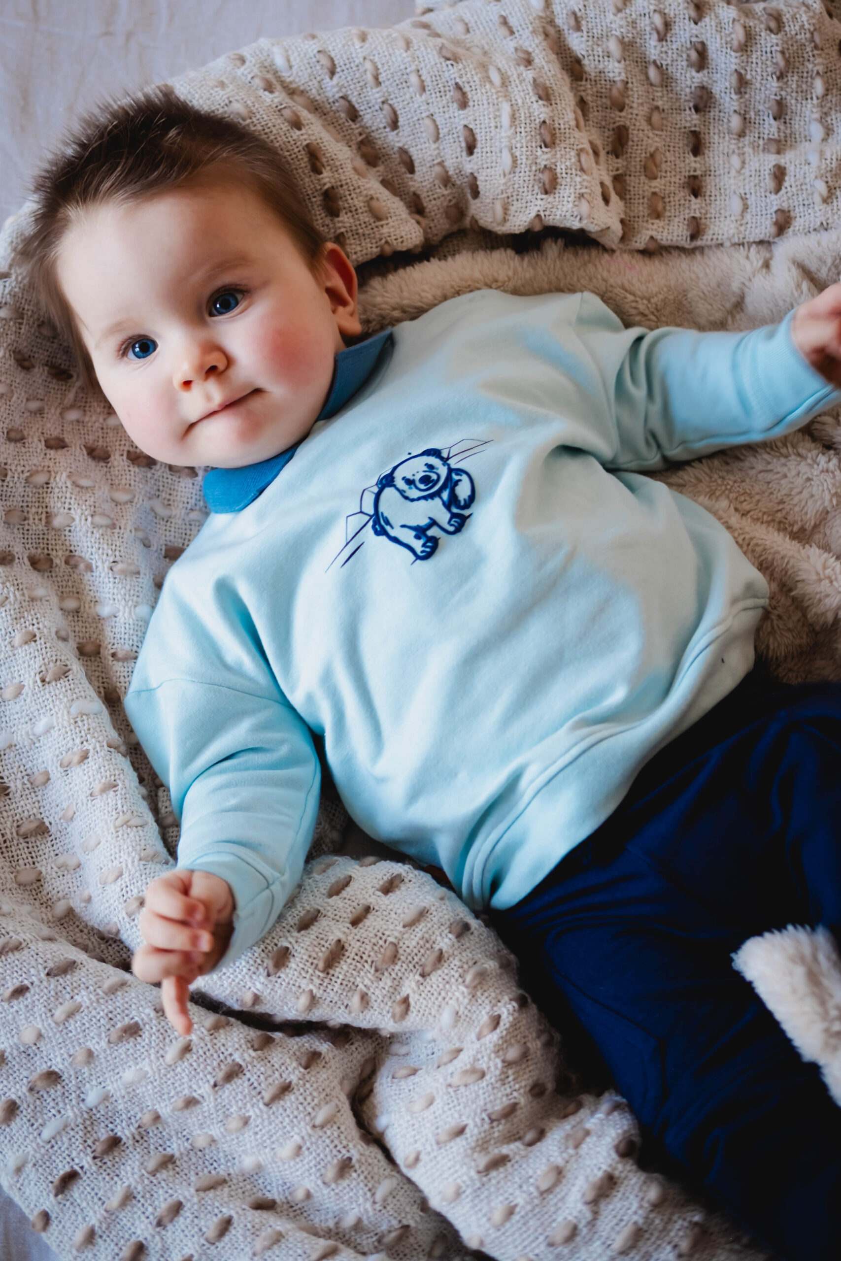 frogs and dogs sweater lichtblauw ijsbeer - Afbeelding 2