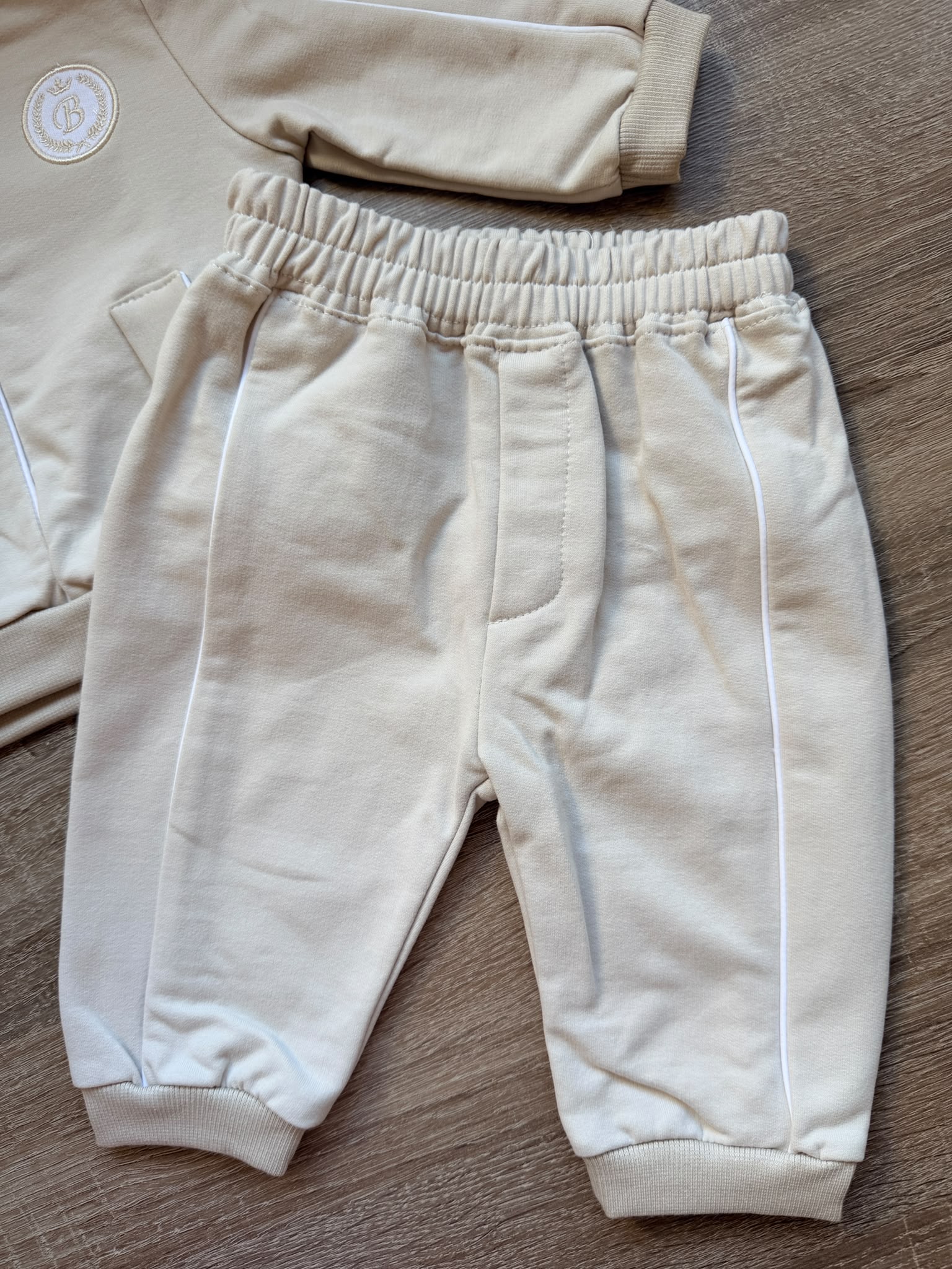 Bluesbaby beige jog set - Afbeelding 2