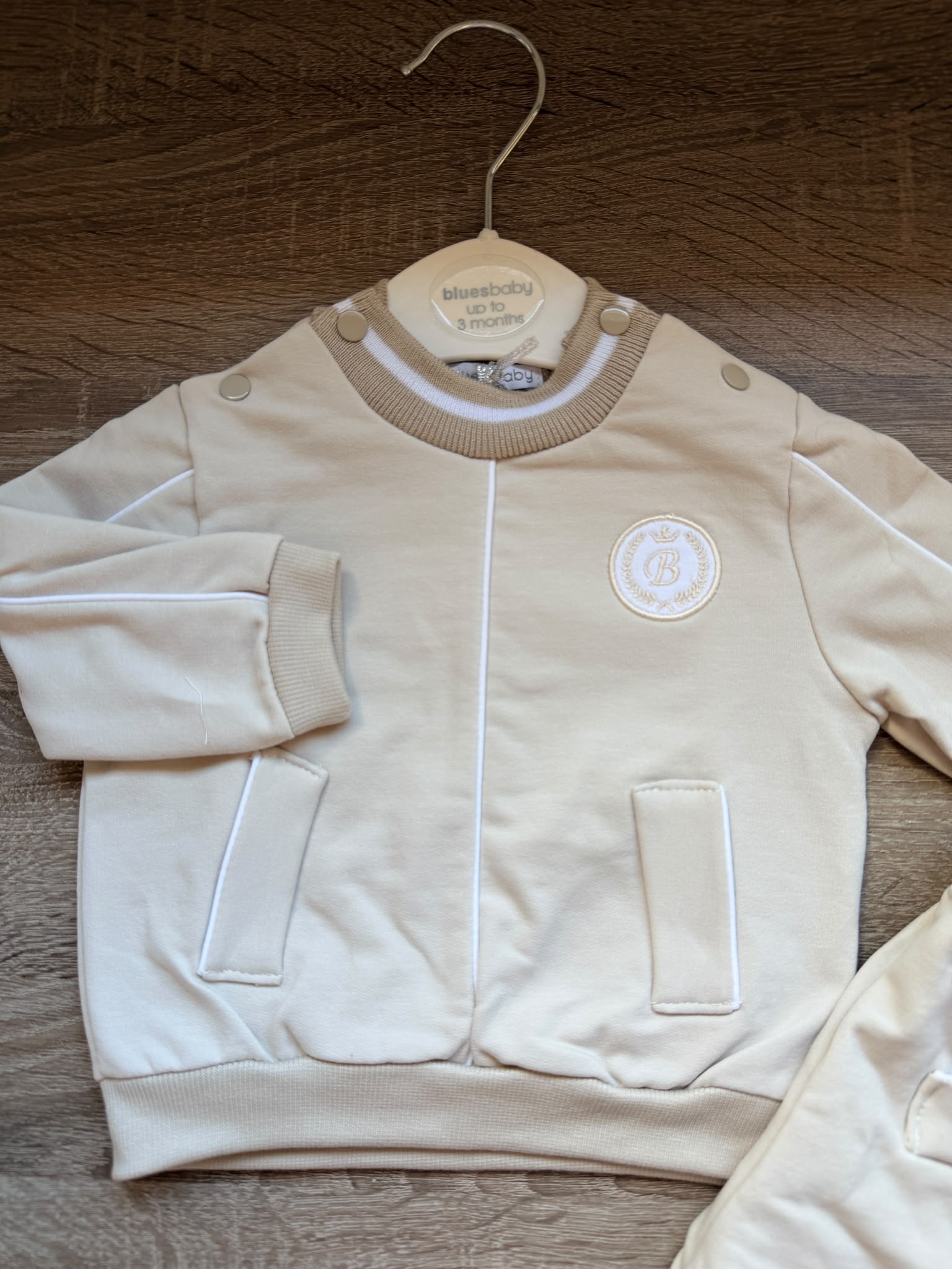 Bluesbaby beige jog set - Afbeelding 3