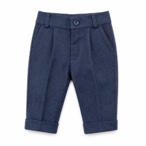 Dr kid nette Pantalon met Verstelbare Taille – Marineblauw