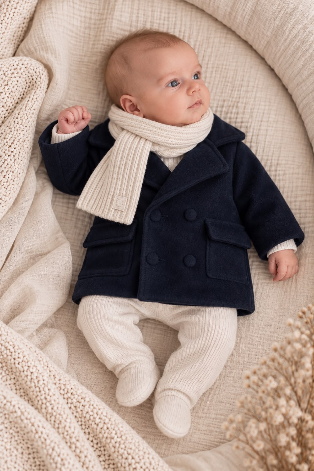 Klassieke Donkerblauwe peacoat Jas – Tijdloze Elegantie & Comfort - Afbeelding 3
