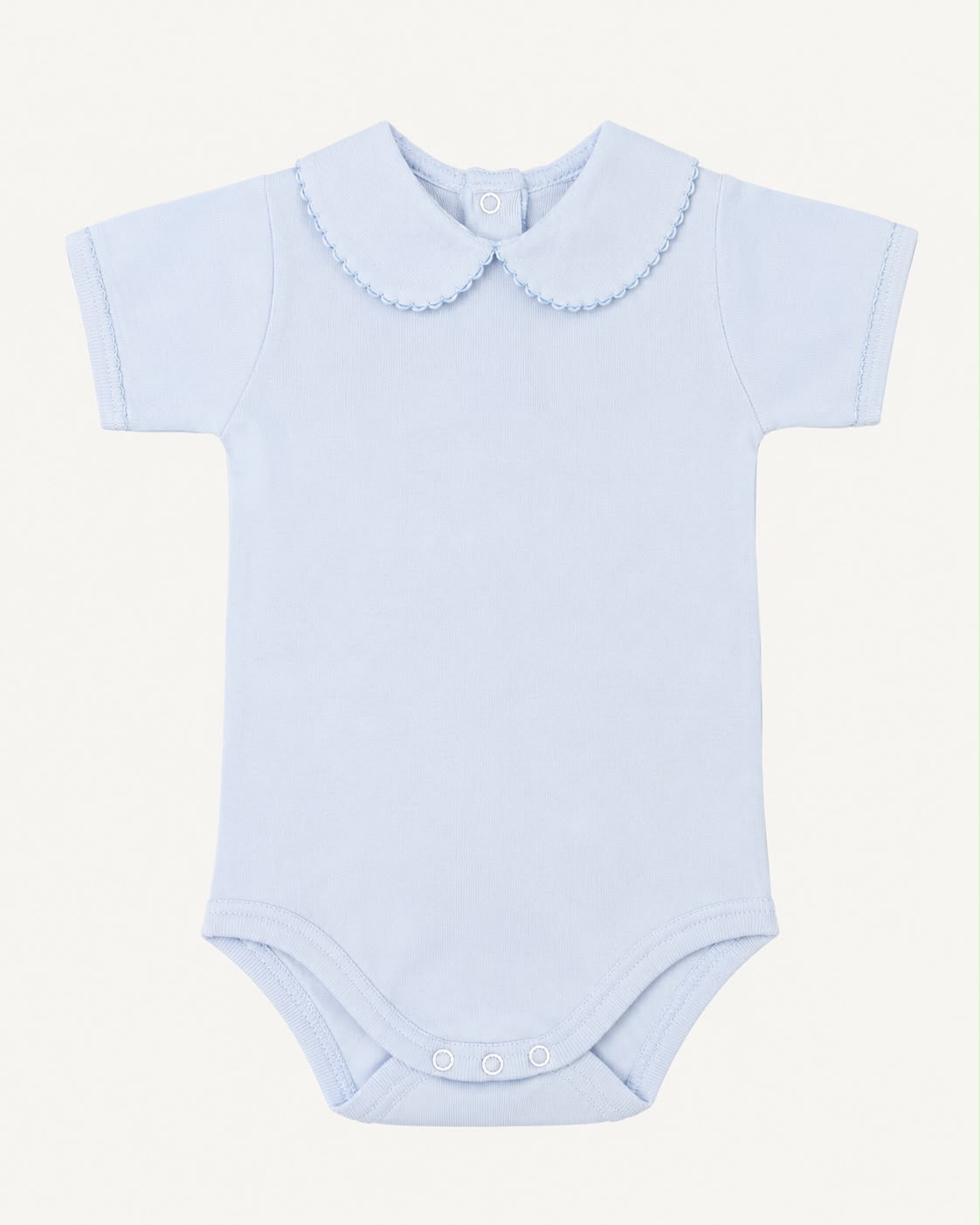 Babidu romper licht blauw korte mouw