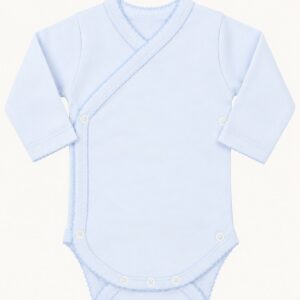 Babidu overslag romper licht blauw