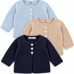Babidu fijn gebreid vestje- 3 kleuren
